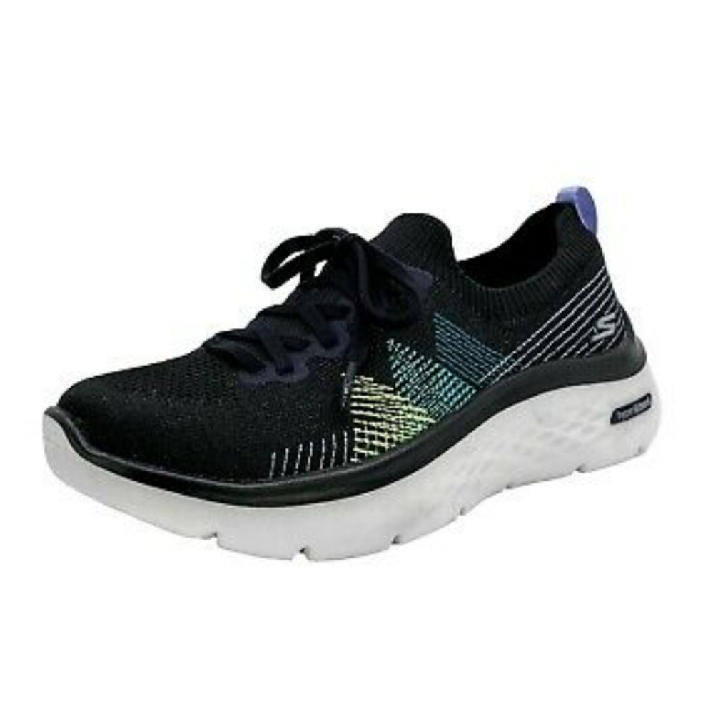 Skechers Womens 124576/BKMT Go Walk Hyper Burst Rocky Pines Walking Shoes